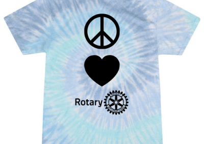 Peace, Love, Rotary Tee Back